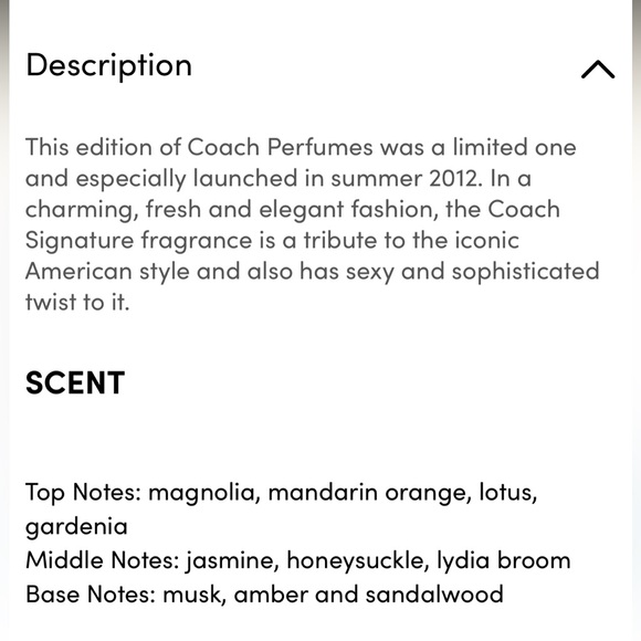 New Coach Signature Perfume - Picture 6 of 6